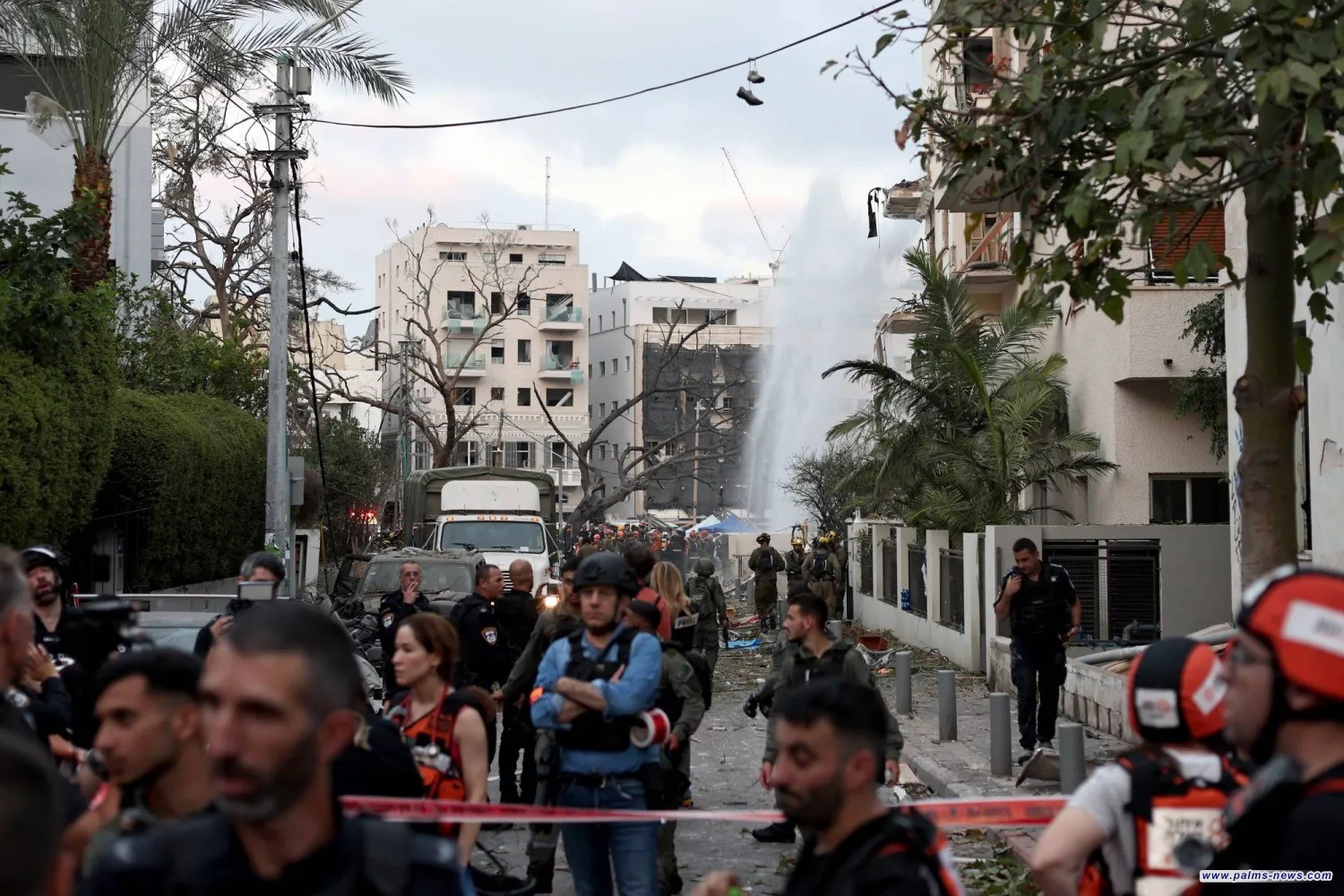 بسبب صاروخ إيراني... أضرار طفيفة بالقرب من السفارة الأميركية في تل أبيب